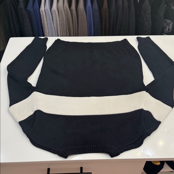 Balmain Men's Sweater in Black and White - Picture 4 of 4